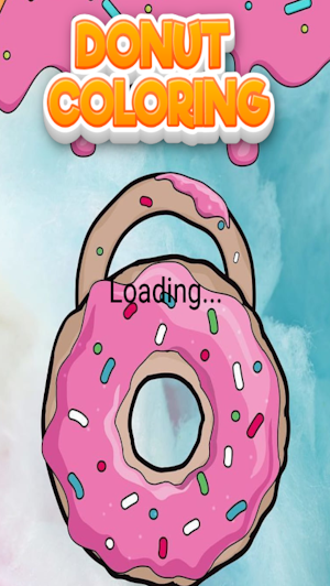 donut coloring book Screenshot 1
