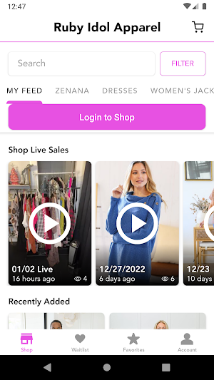 Ruby Idol Apparel Screenshot 1