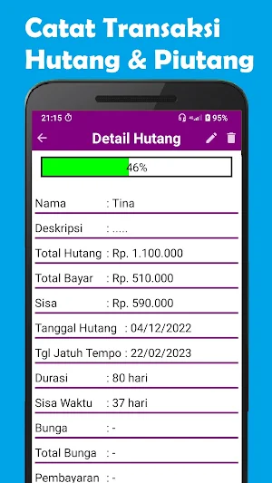 Catatan Hutang Piutang - PRO Screenshot 2