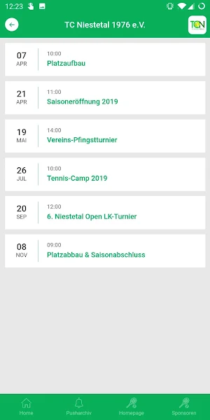 TC Niestetal Screenshot 1