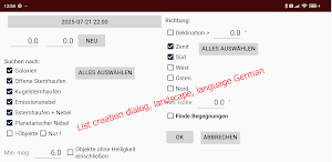 Deep Sky Browser Screenshot 1