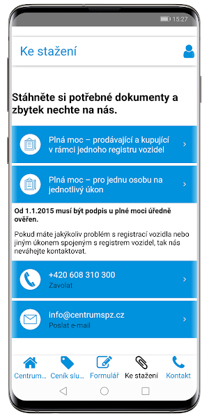 CENTRUM SPZ Screenshot 2