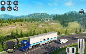 Euro Truck Simulator - Real Truck Game Screenshot 1