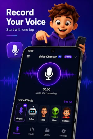 Voice Changer AI:Sound Effects Screenshot 0