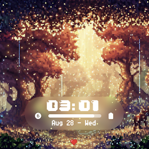 Golden Forest Watch Face Screenshot 3