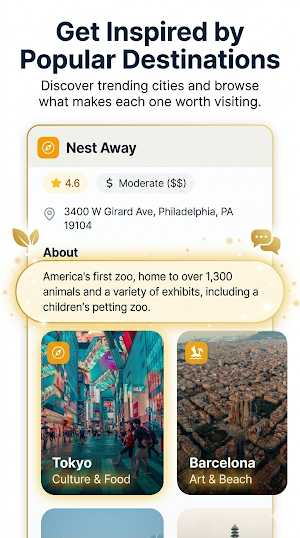 Nest Away: Explore Like Locals Screenshot 2