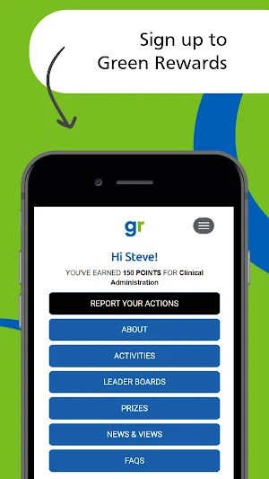 Royal Papworth; Green Rewards Screenshot 0