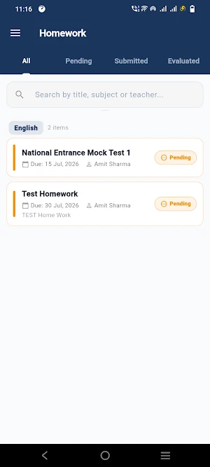 DR. V.S.Y.S.S.S Parent App Screenshot 3