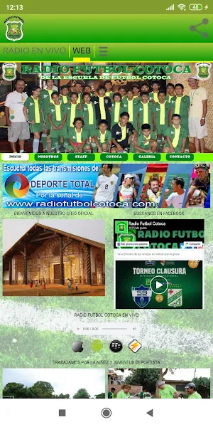 Radio Fútbol Cotoca Screenshot 3