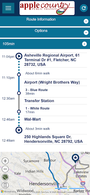 Apple Country Public Transit Screenshot 3