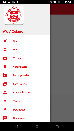 AWV Coburg Screenshot 2