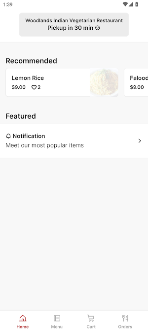 Woodlands Indian Vegetarian Screenshot 0