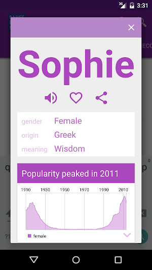 Baby Names by Nametrix Screenshot 3