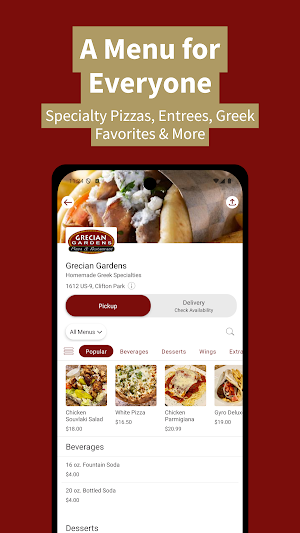 Grecian Gardens Restaurant Screenshot 1