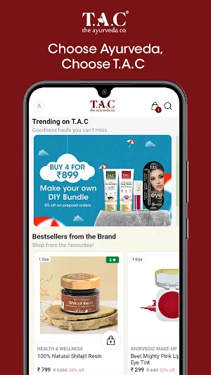 TAC Ayurveda: Beauty, Wellness Screenshot 1