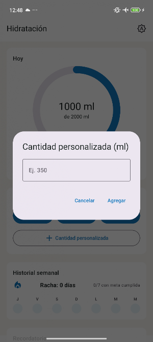 Hidratacion Screenshot 1