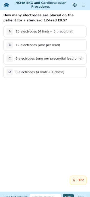 NCMA Practice Test Screenshot 0
