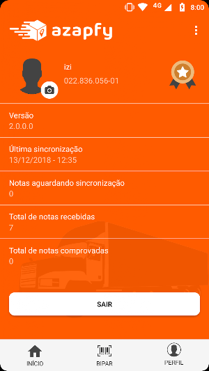 AZAPFY v2 - Comprovação de ent Screenshot 3
