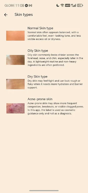 Skin Sense Screenshot 0