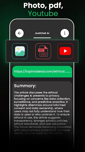 JustChat: Chatbot AI Assistant Screenshot 2