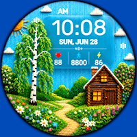 Summer Cottage Watch Face