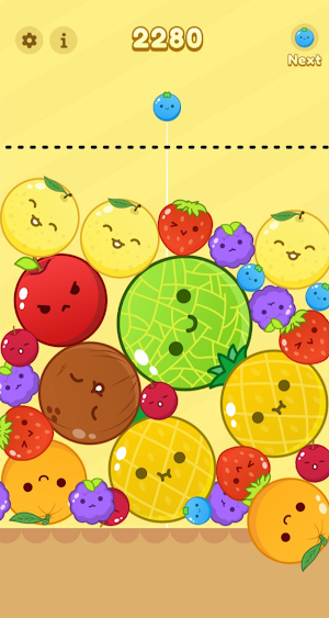 watermelon merge fruit crush Screenshot 0