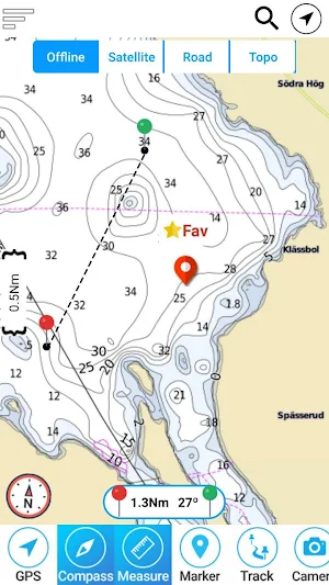 Glafsfjorden sjö Sverige Karta Screenshot 3