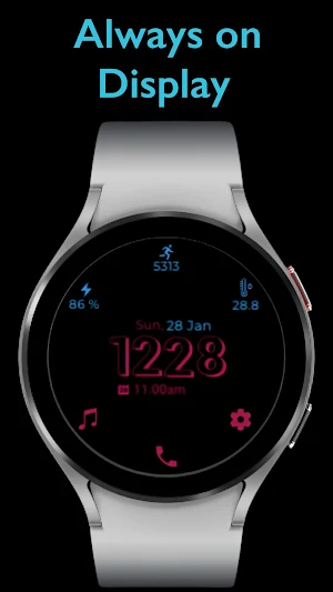 Musical Beat Watch Face Screenshot 3
