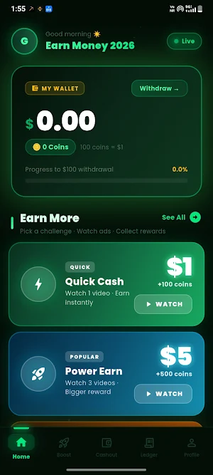 Earn Money 2026 Screenshot 1