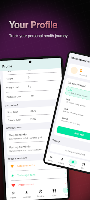 MetaRunner: Fasting & Exercise Screenshot 3