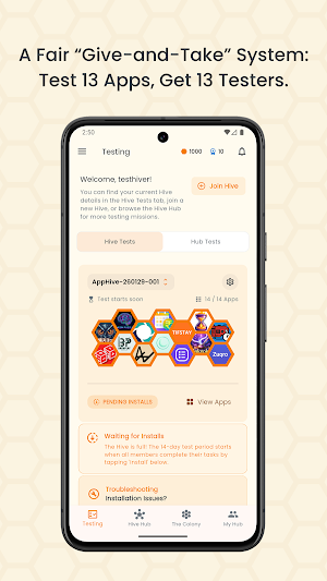 App Hive: Closed Testing Hub Screenshot 1
