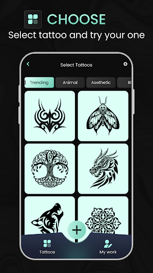 AR Tattoo Draw: Tattoo Fantasy Screenshot 1