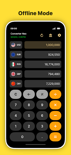 Currency Converter Neo Offline Screenshot 0