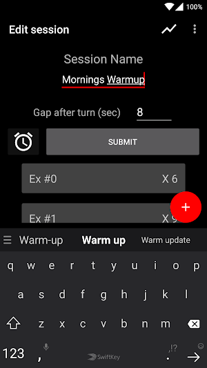Exercise Counter: Manage worko Screenshot 3