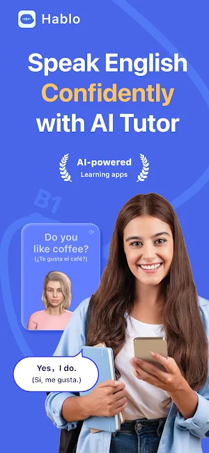 Hablo: Language Learning Tutor Screenshot 0