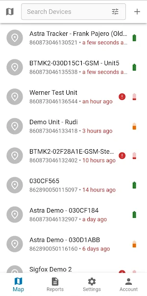 Astra Tracking Screenshot 1
