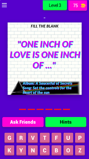 Pink Floyd Quiz Screenshot 3