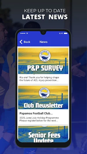 Papamoa FC Screenshot 1