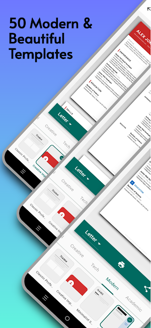 Smart Resume and CV Builder Screenshot 2