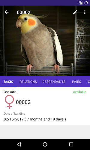 My Birds - Aviary Manager Screenshot 1
