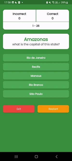 Quiz States of Brazil Screenshot 3