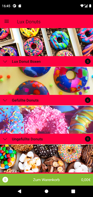 Lux Donuts Screenshot 2