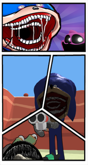 Monster Tapes Shinsonic game Screenshot 0