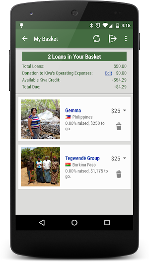 Kiva Search Screenshot 3