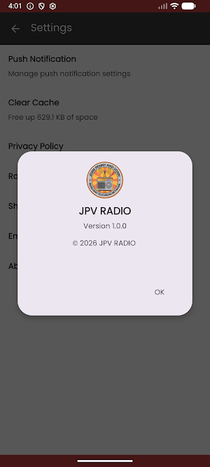 JPV RADIO Screenshot 2