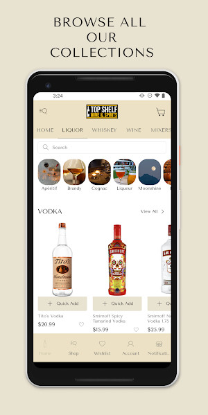 TopShelf Wine and Spirits Screenshot 2