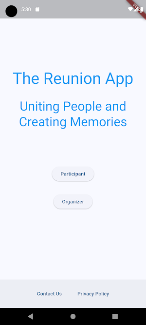 The Reunion App Screenshot 0