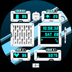 Retro Splash Watch Face Screenshot 3