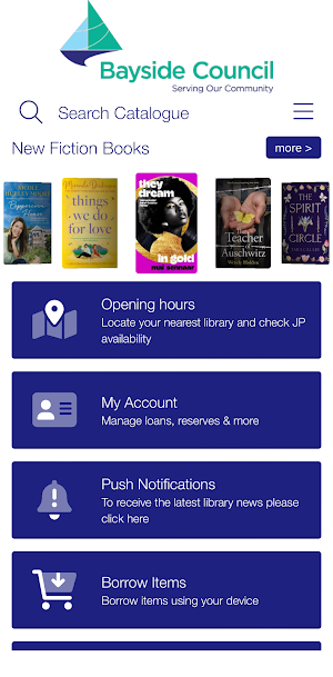 Bayside Library NSW App Screenshot 0