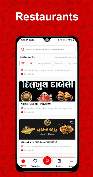 Grepto: Food Delivery app Screenshot 1